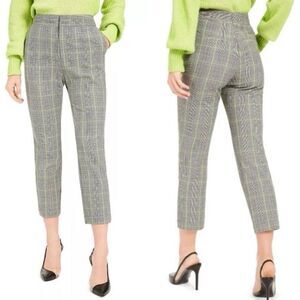 Bar III- Becca Tilley x Plaid Tapered Pants